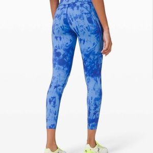 25” Fast and Free High Rise Lululemon leggings. Size 4